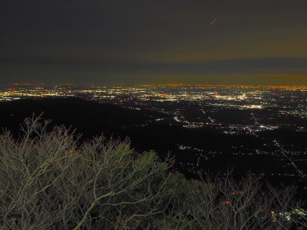 筑波山ロープウェイのスターダストクルージング 時間を忘れるほどの夜景に感動